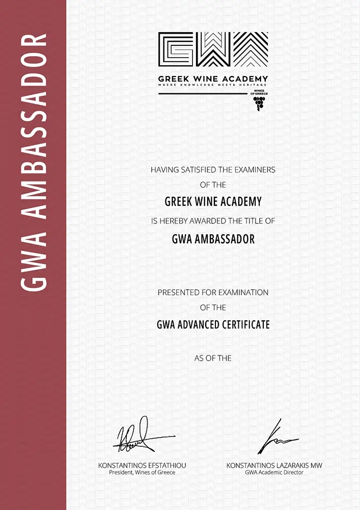 Advanced Certificate