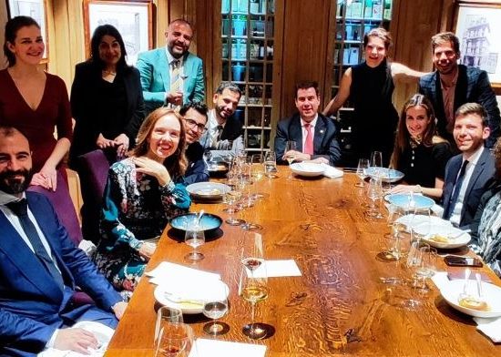 WSPC celebrated eight new WSET Diploma Graduates in London, at 67 Pall Mal